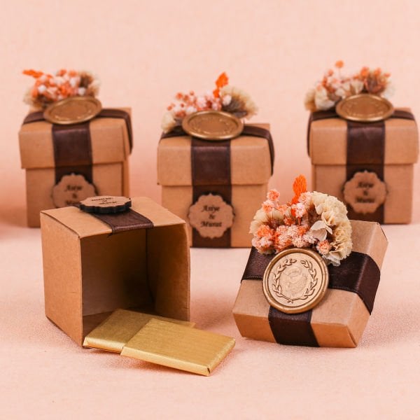 Mini Kraft Kutulu Madlen Çikolata