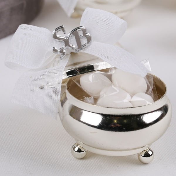 Metal Gümüş Lokumluk / Drajelik