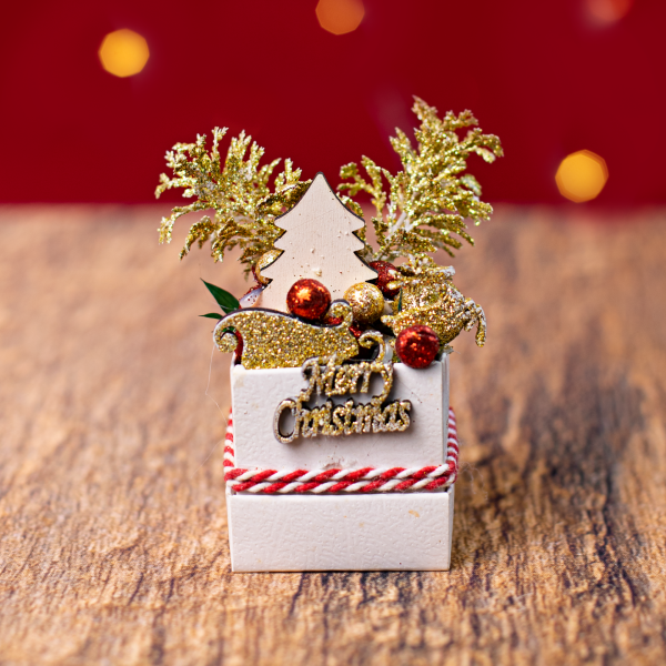 Dekoratif Mini Kutu - Yılbaşı