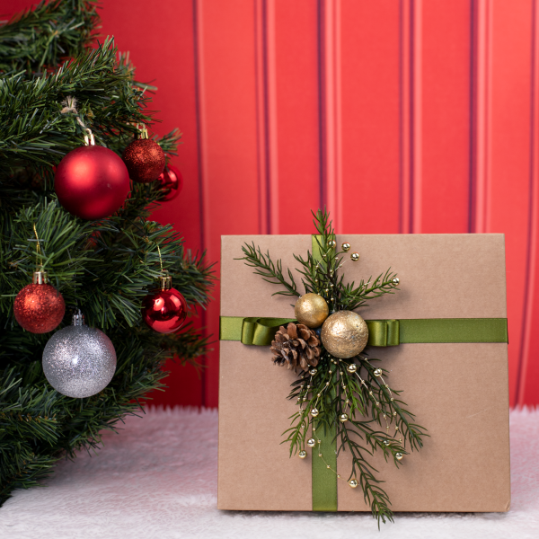 Kraft Hediye ve Çikolata Kutusu - Yılbaşı CBX003 - CBX004