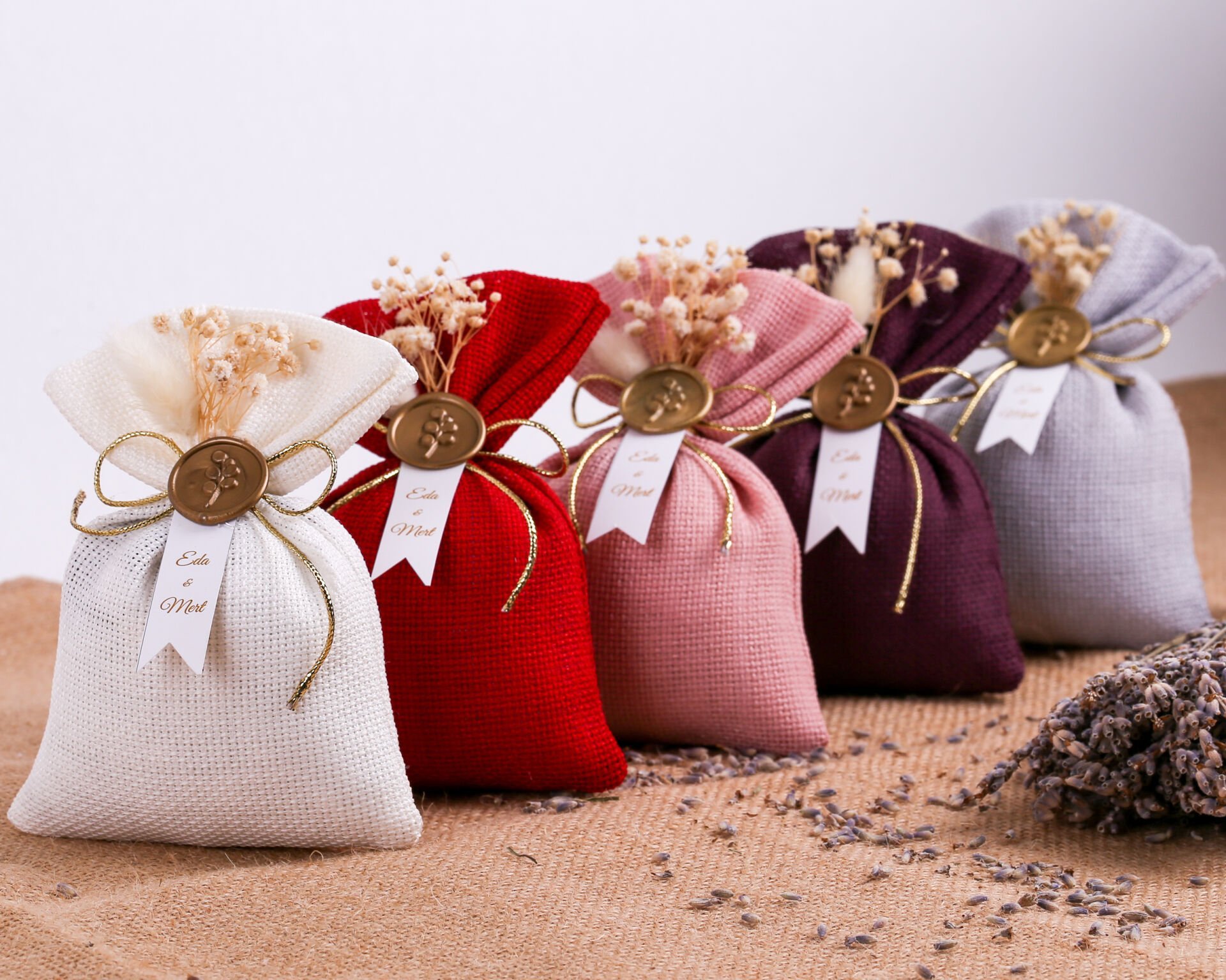 Linen Lavanta Kesesi Dolgulu