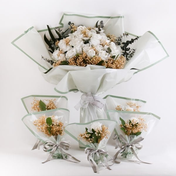 İsteme Çiçeği - Beyaz Set