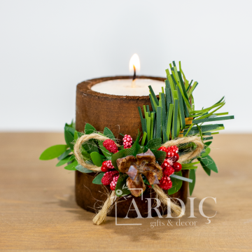 Kütük Mum - Yılbaşı