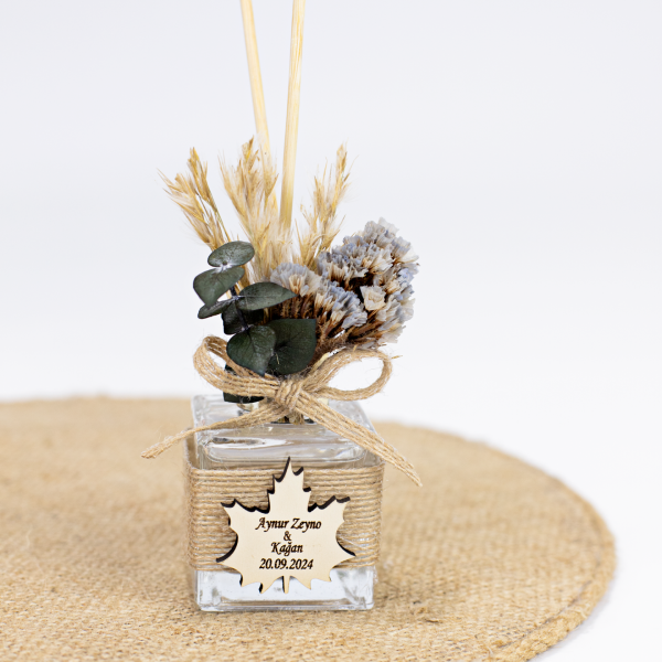 Oda Kokusu - 50 cc Kare Cam Şişe