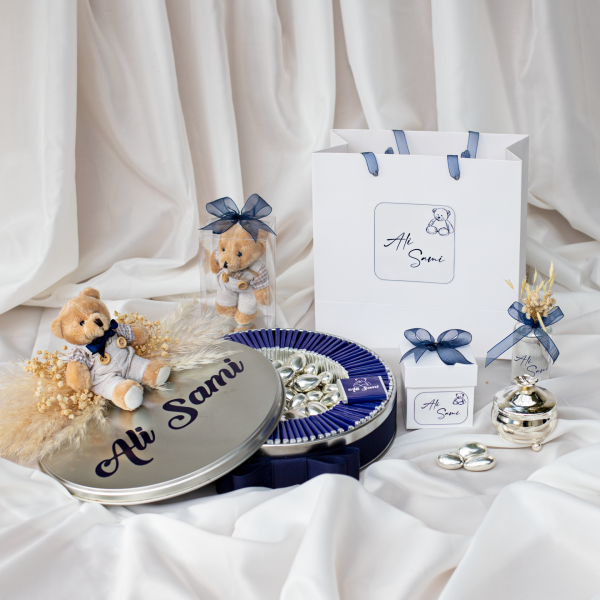 Hoş Geldin Bebek Hediyelik Set - Mavi