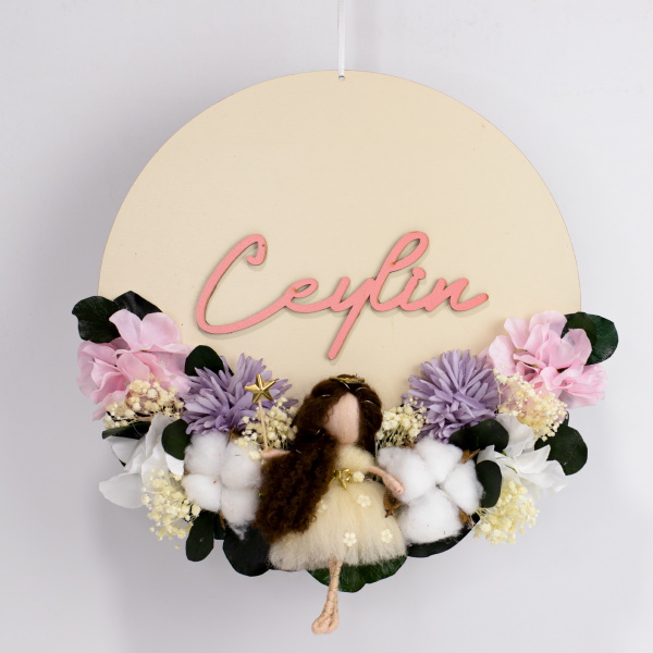 Bebek Kapı Süsü - Kız Bebek