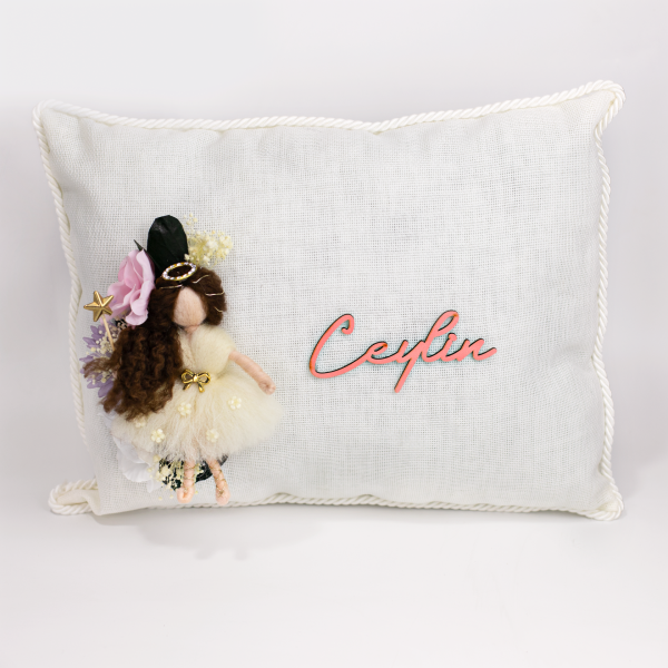 Bebek Takı Yastığı - Kız Bebek