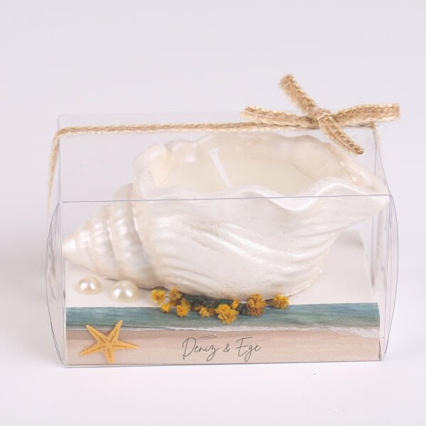 Deniz Temalı Salyangoz Mum