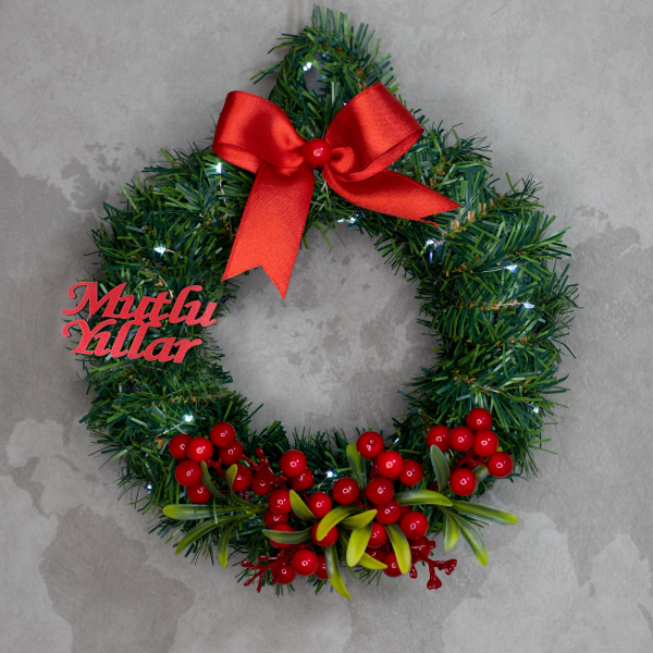 Yılbaşı Kapı Süsü - Mini