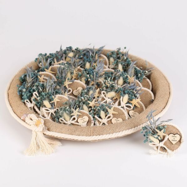 Deniz Konseptli Jüt Sunum Tepsisi