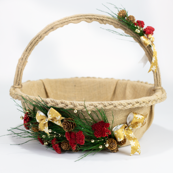 Yılbaşı Jüt Hediye Sepeti - GBS003