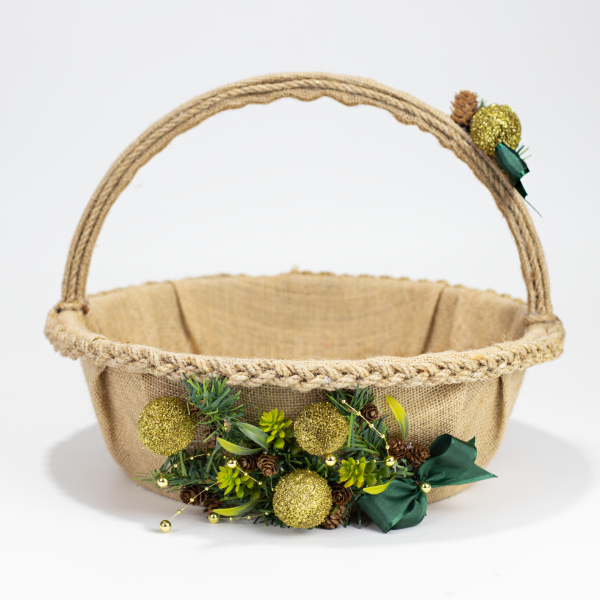Yılbaşı Jüt Hediye Sepeti - GBS004
