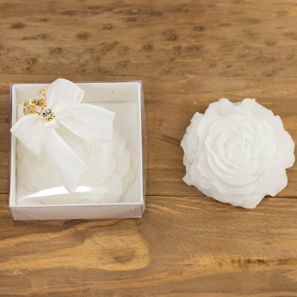 Kutulu Gül Mum 12'li