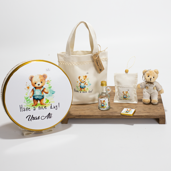 Ayıcıklı Bebek Set + 50'li Çikolata