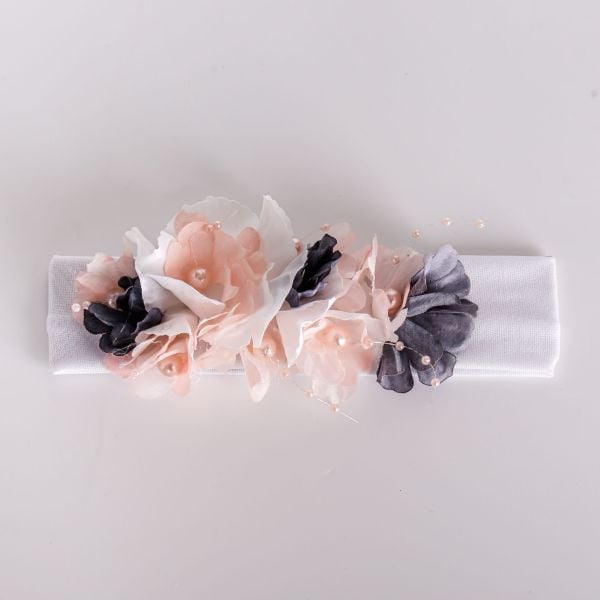 Bebek Saç Bandı - Çiçek Süslü