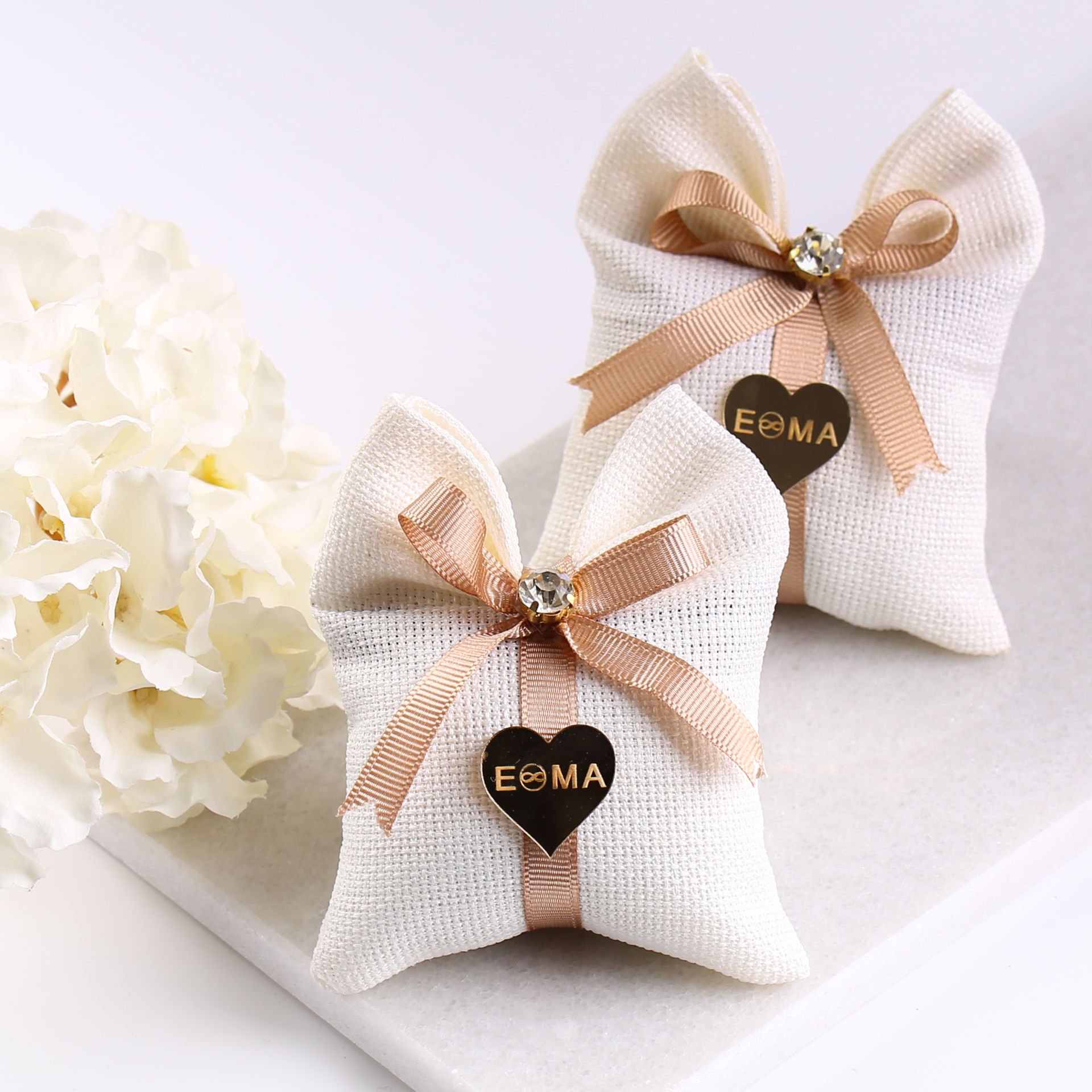 Linen Kese - Grogren Kurdeleli