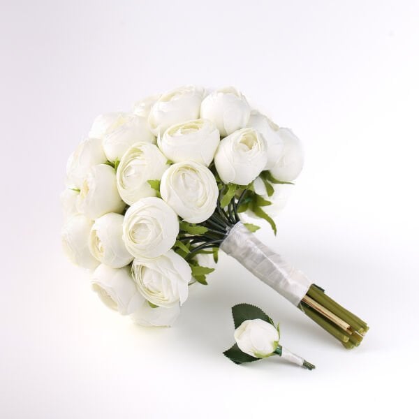 Gelin Buketi ve Damat Yaka Çiçeği