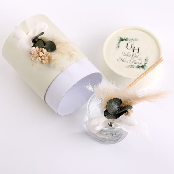 Silindir Cam Şişede Oda Kokusu 100 cc - Silindir Kutulu