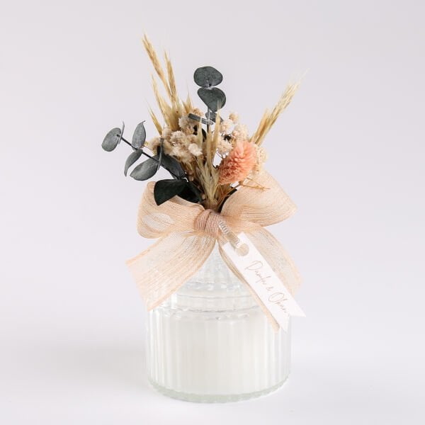 Cam Şekerlik Mum - Asetat Kutulu