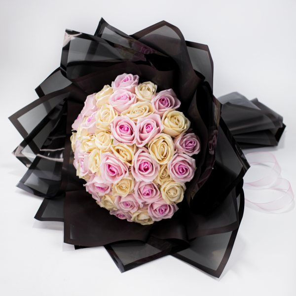 41 Güllü İsteme Çiçeği - Pembe & Krem