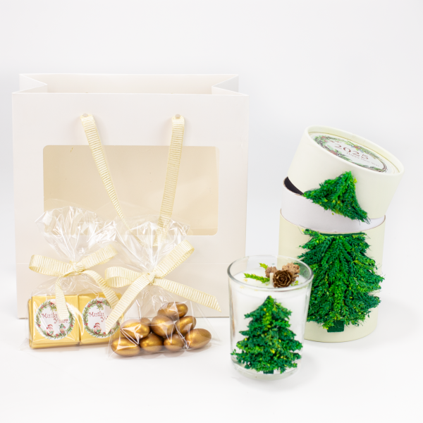Yılbaşı Mum & Çikolata & Draje Set - 2
