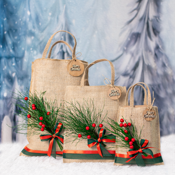 Jüt Çanta Yılbaşı Konseptli - GB003