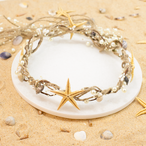 Gelin Tacı - İncili & Deniz Yıldızlı